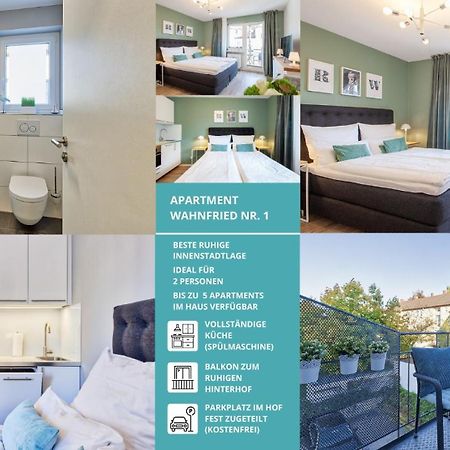 Apt Wahnfried Nr1 - Cityapartment Mit Kueche, Duschbad, Balkon, Parkplatz - Zentral Aber Ruhig 바이로이트 외부 사진