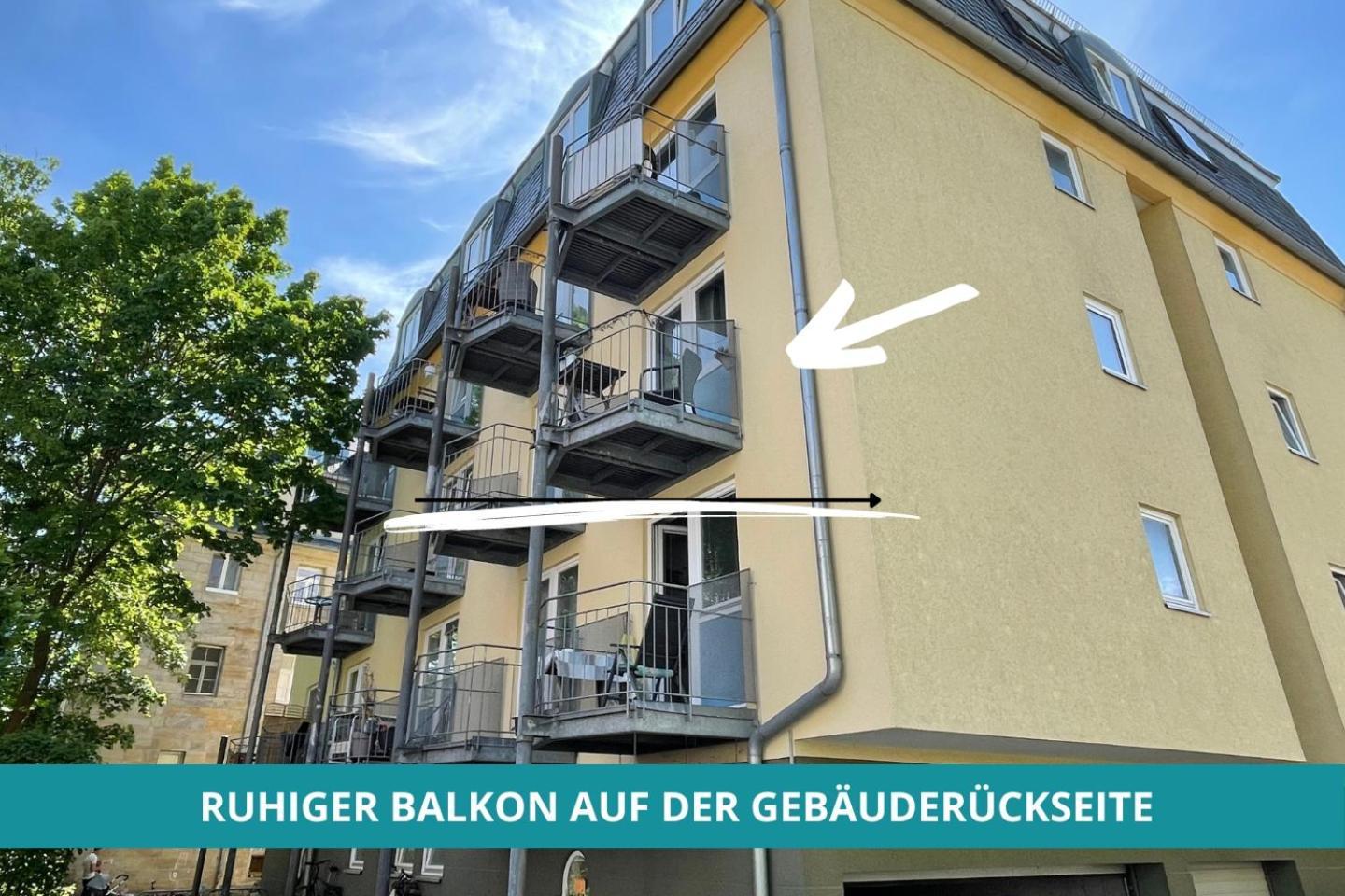 Apt Wahnfried Nr1 - Cityapartment Mit Kueche, Duschbad, Balkon, Parkplatz - Zentral Aber Ruhig 바이로이트 외부 사진