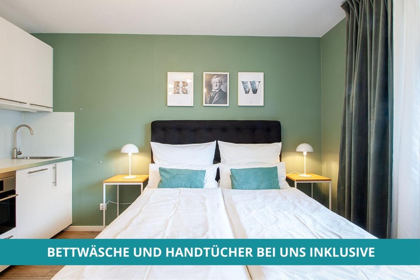 Apt Wahnfried Nr1 - Cityapartment Mit Kueche, Duschbad, Balkon, Parkplatz - Zentral Aber Ruhig 바이로이트 외부 사진